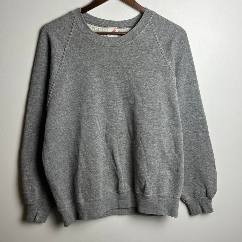 Vintage Grey Blank Crewneck